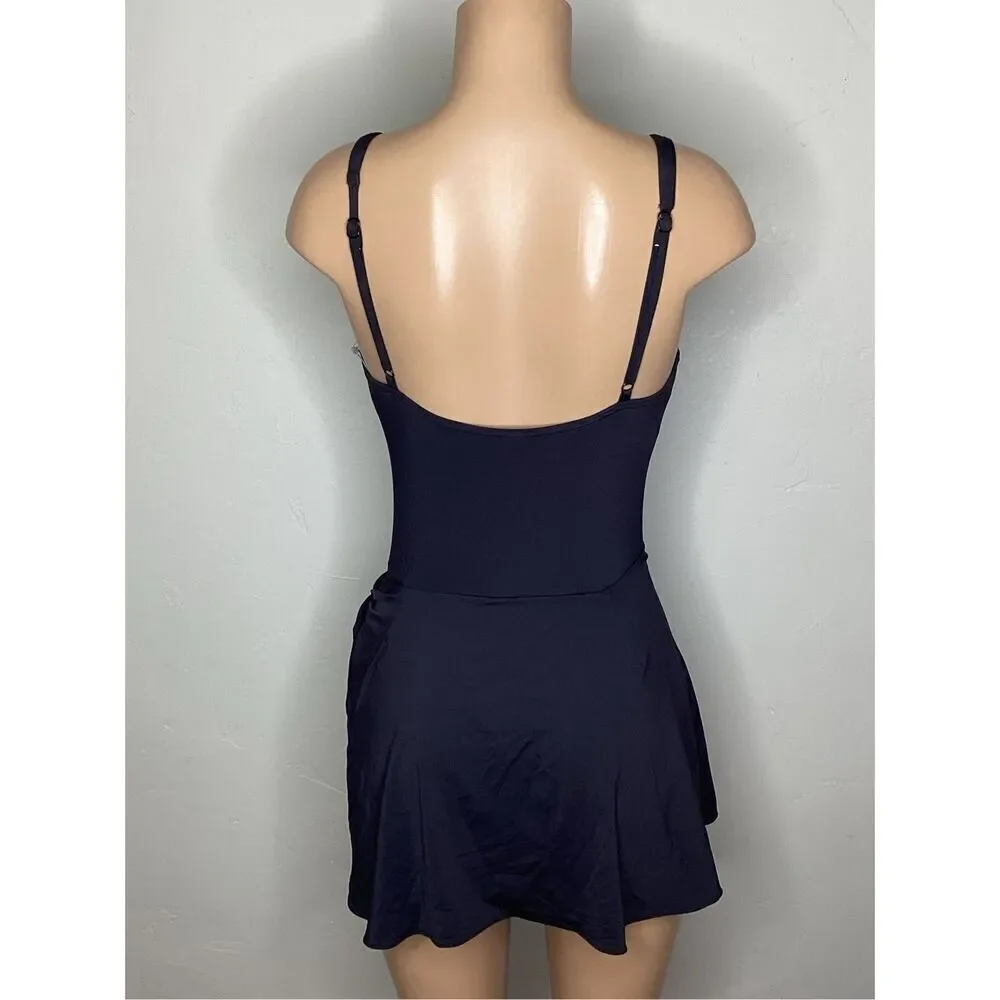 New. Coco Reef black skirted one piece. Size 16 Retails $152 - Picture 9 of 10